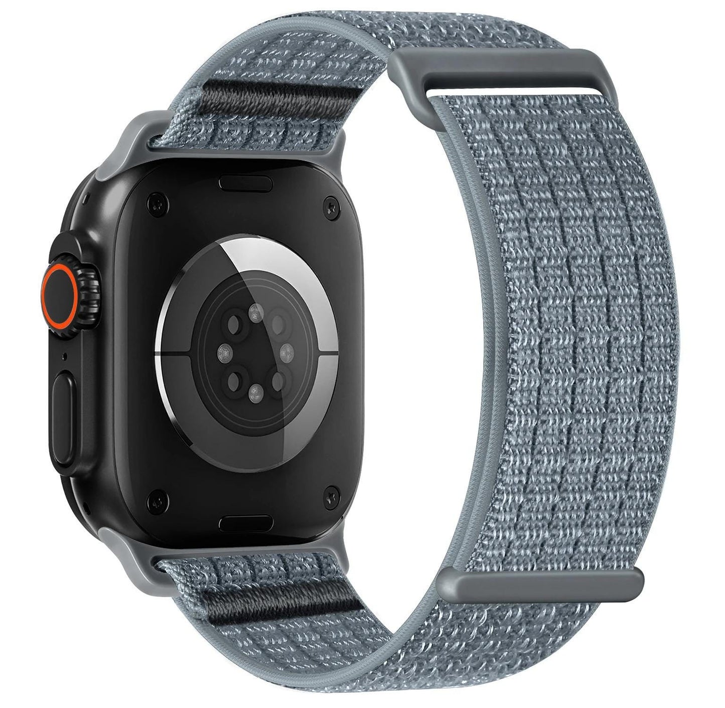 Apple Watch Nylon Strap - Soft Breathable Adjustable Sport Band for Ultra 3 2 49mm