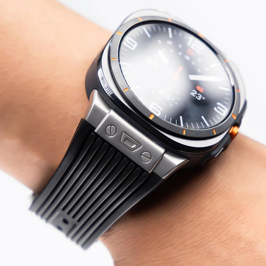 Samsung Galaxy Watch Ultra 7 47mm Sport Band: Silicone Strap, Stainless Steel Buckle