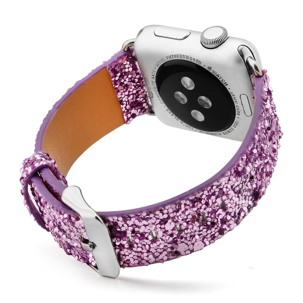 Christmas Glitter Apple Watch Band Scrunchapples
