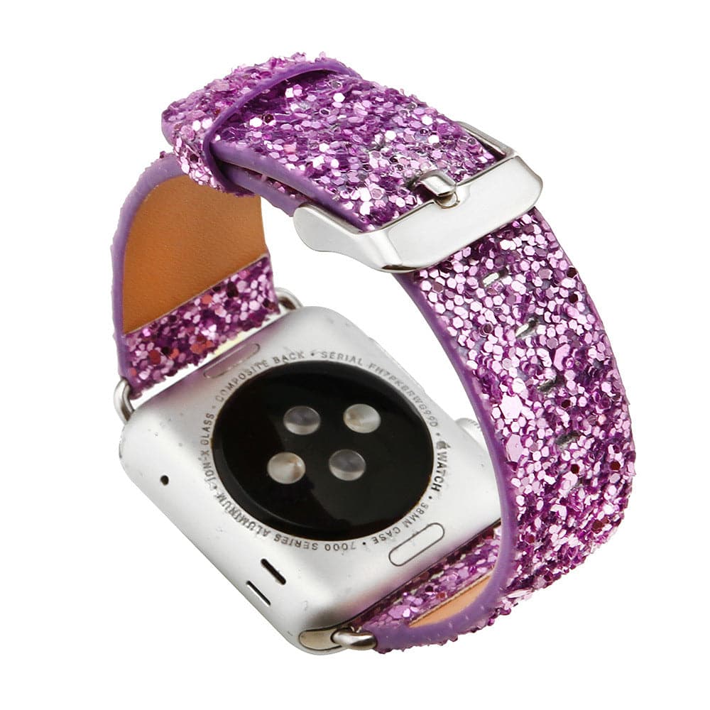 Christmas Glitter Apple Watch Band Scrunchapples