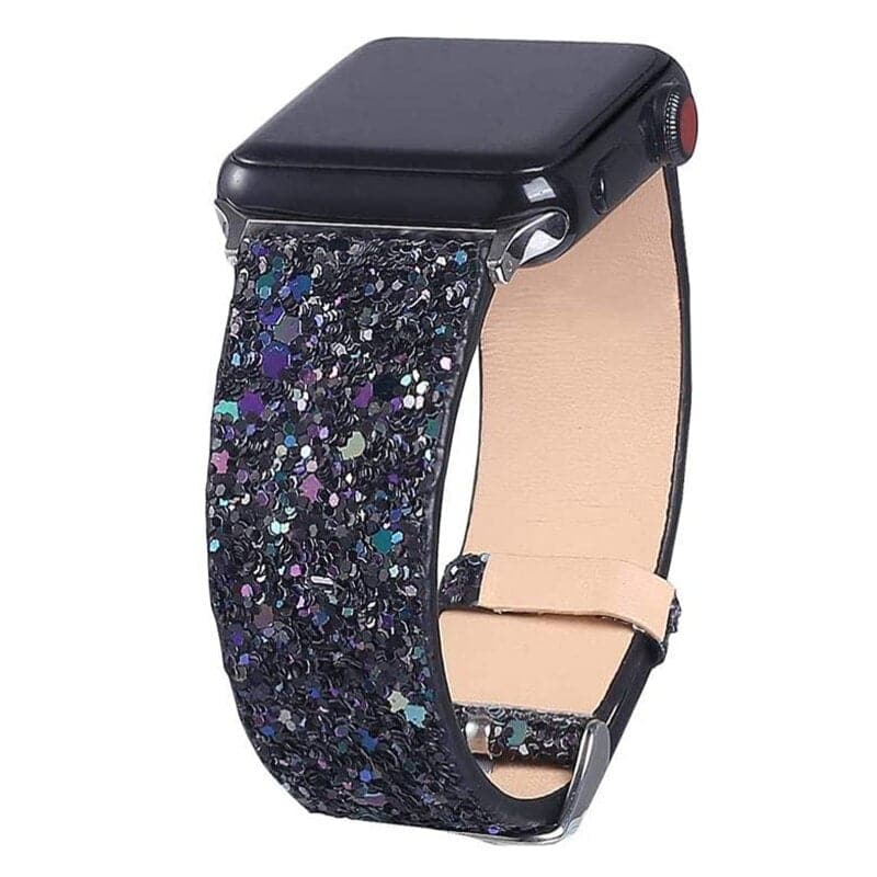 Christmas Glitter Apple Watch Band Scrunchapples