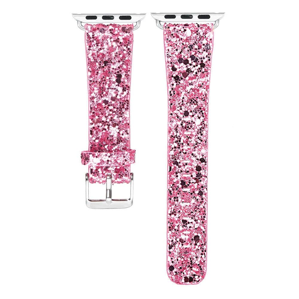Christmas Glitter Apple Watch Band Scrunchapples