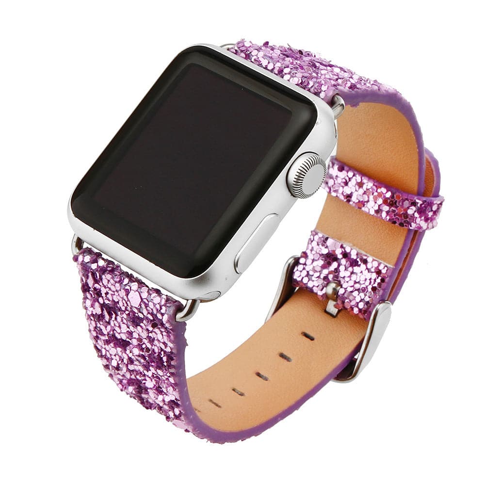 Christmas Glitter Apple Watch Band Scrunchapples