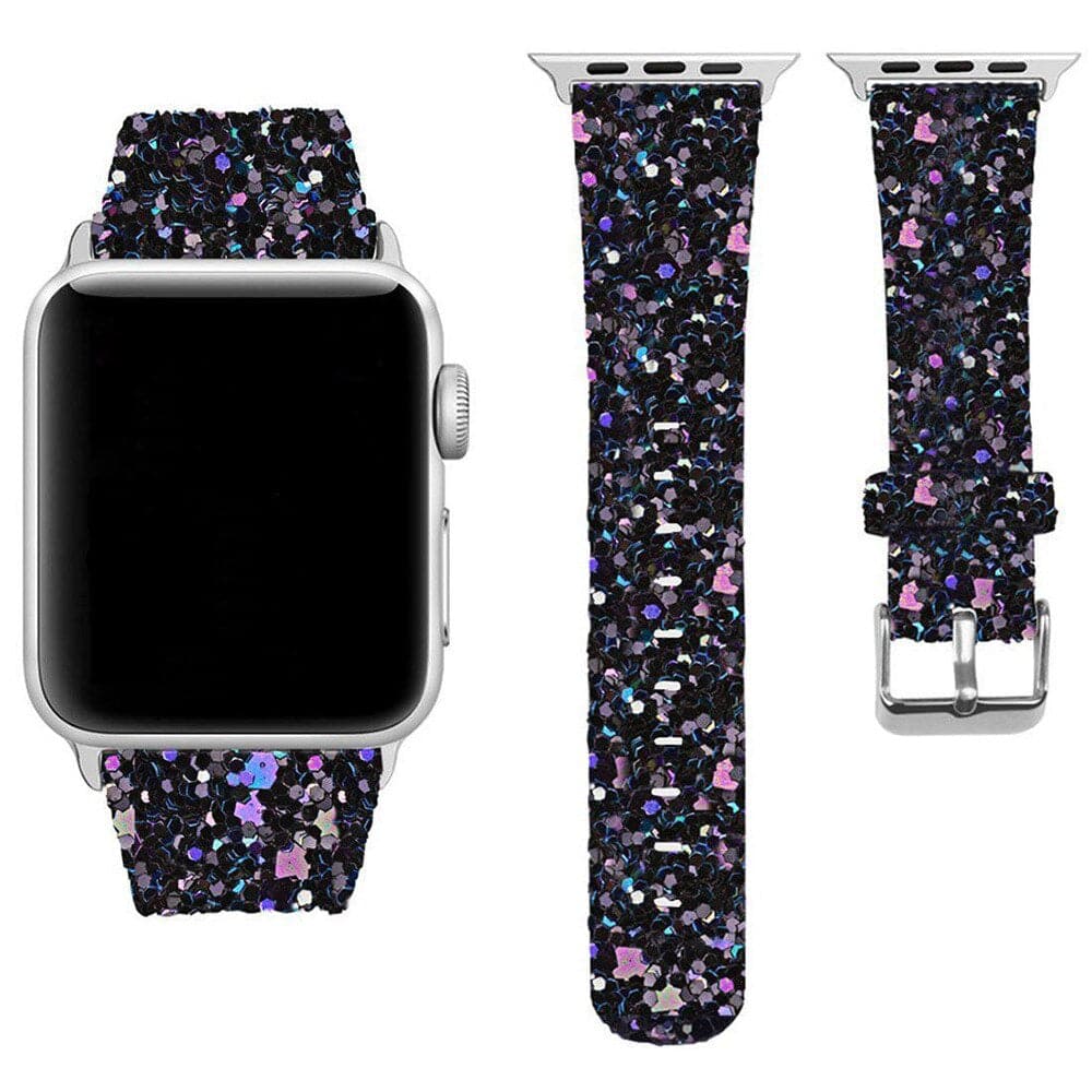 Christmas Glitter Apple Watch Band Scrunchapples