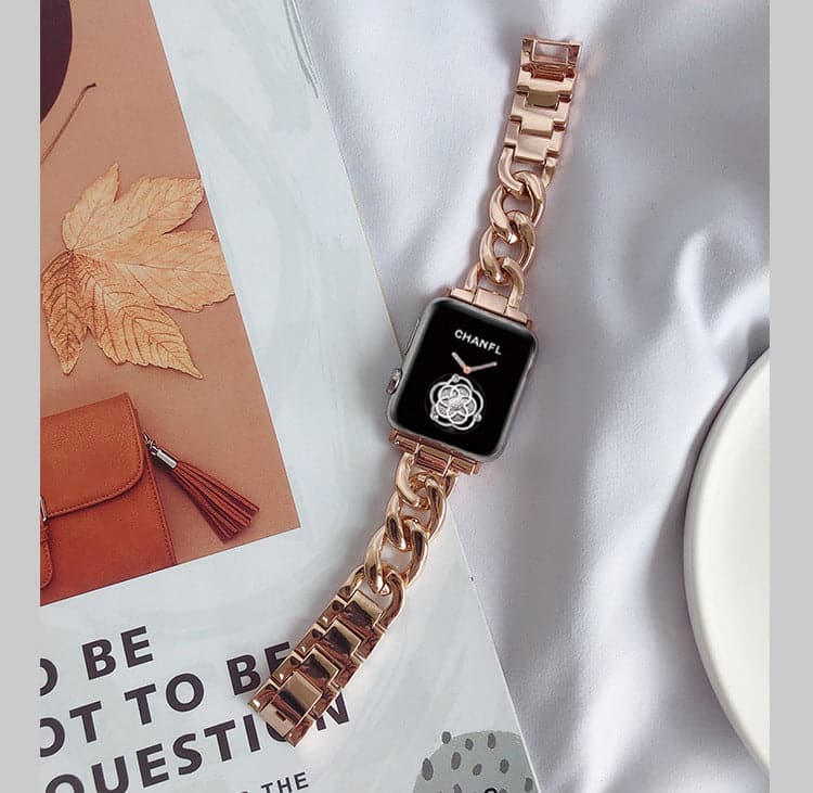 Chunky Chain Apple Watch Band Scrunchapples