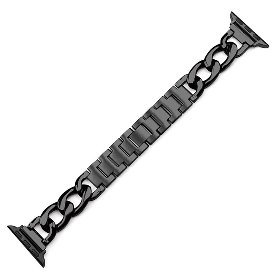 Chunky Chain Apple Watch Band Scrunchapples 38/40mm Black