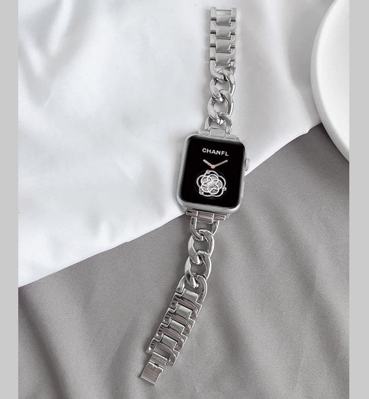 Chunky Chain Apple Watch Band Scrunchapples