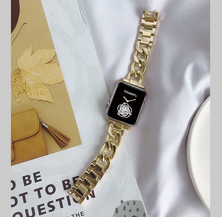 Chunky Chain Apple Watch Band Scrunchapples