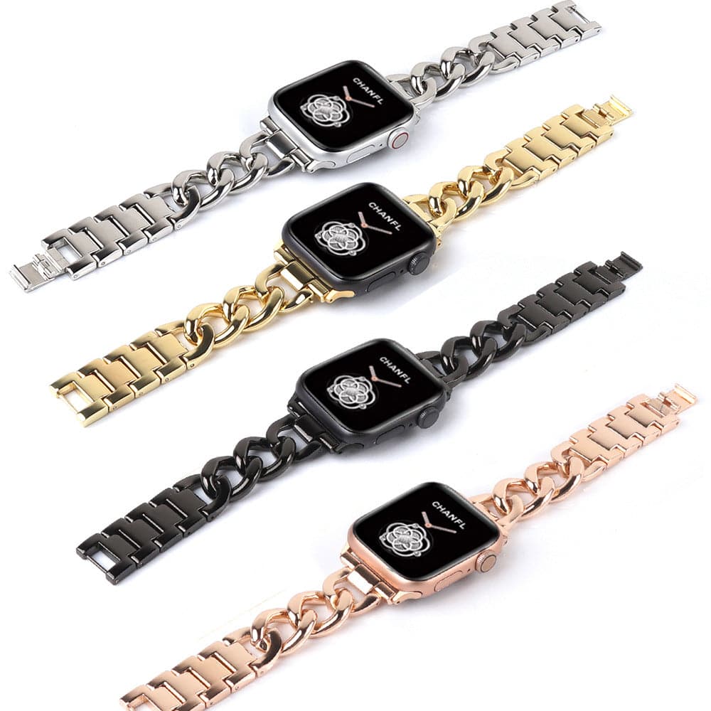 Chunky Chain Apple Watch Band Scrunchapples