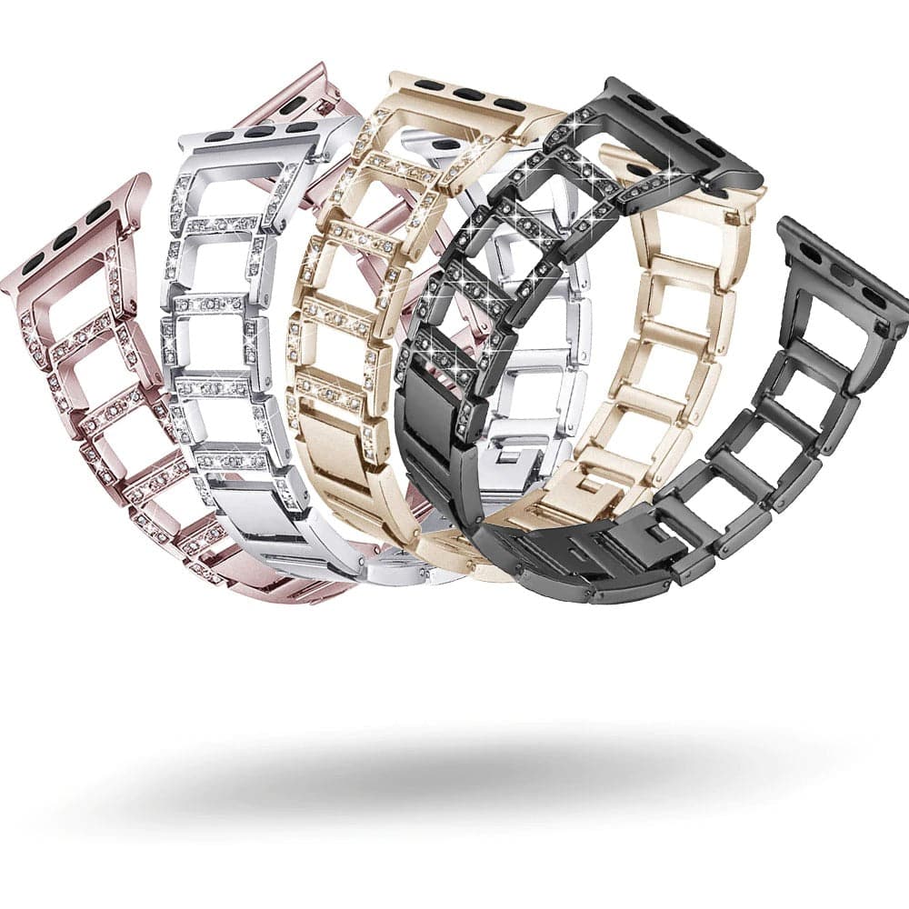 Chunky Chain Diamante Apple Watch Band Scrunchapples