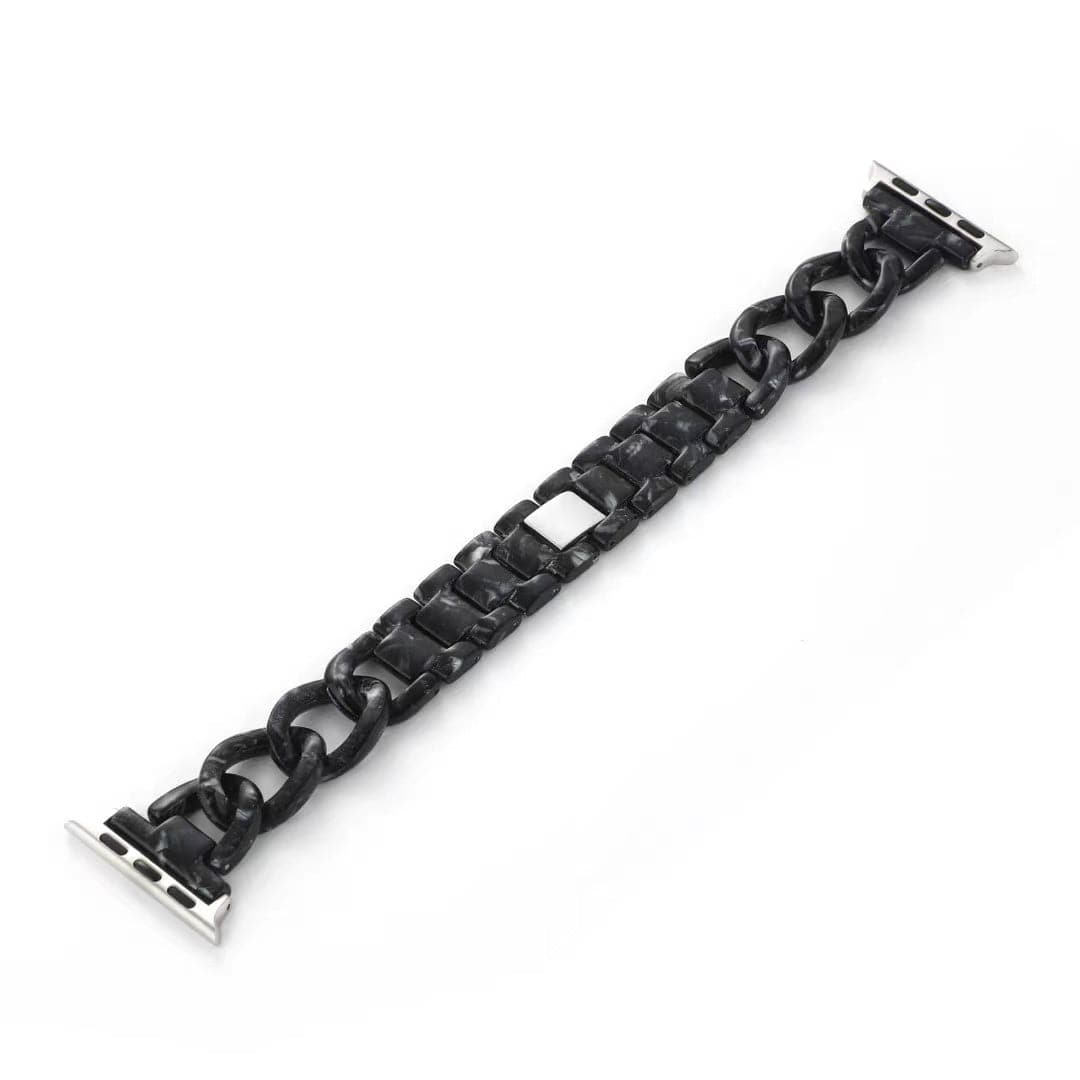 Rezeena Chunky Chain Scrunchapples 38/40mm Black