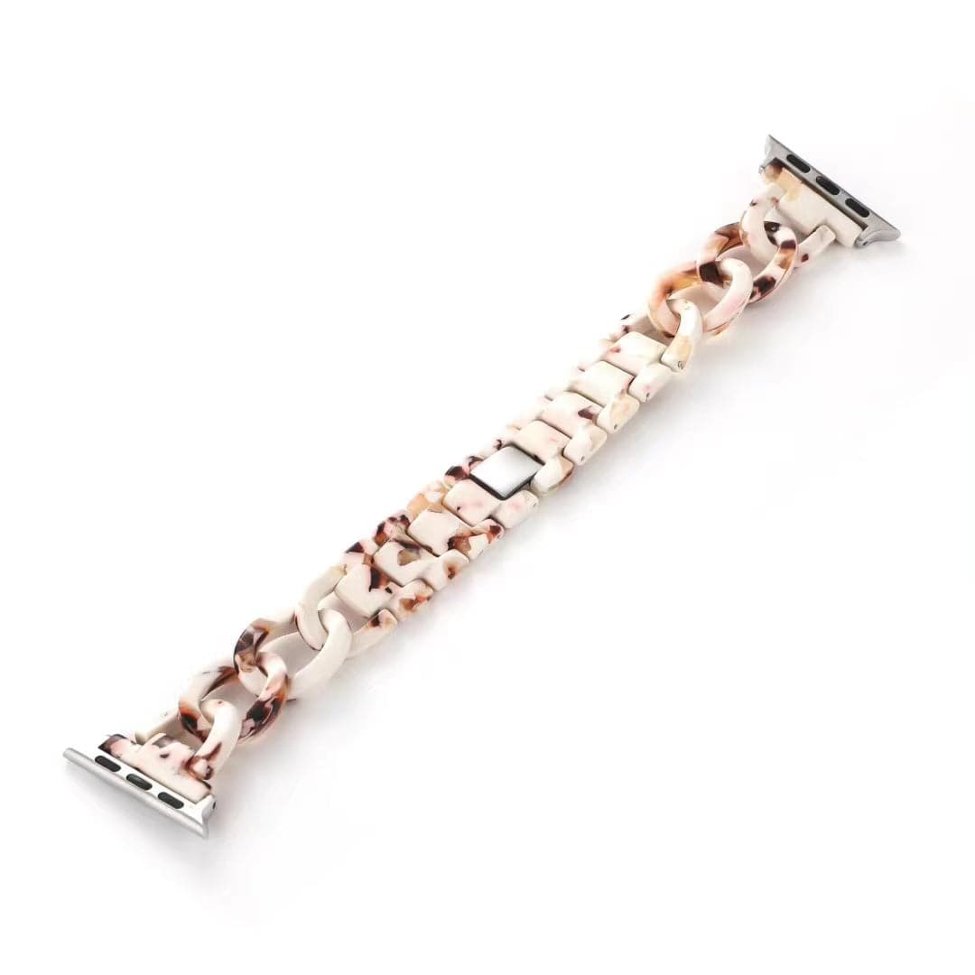 Rezeena Chunky Chain Scrunchapples 38/40mm Nougat