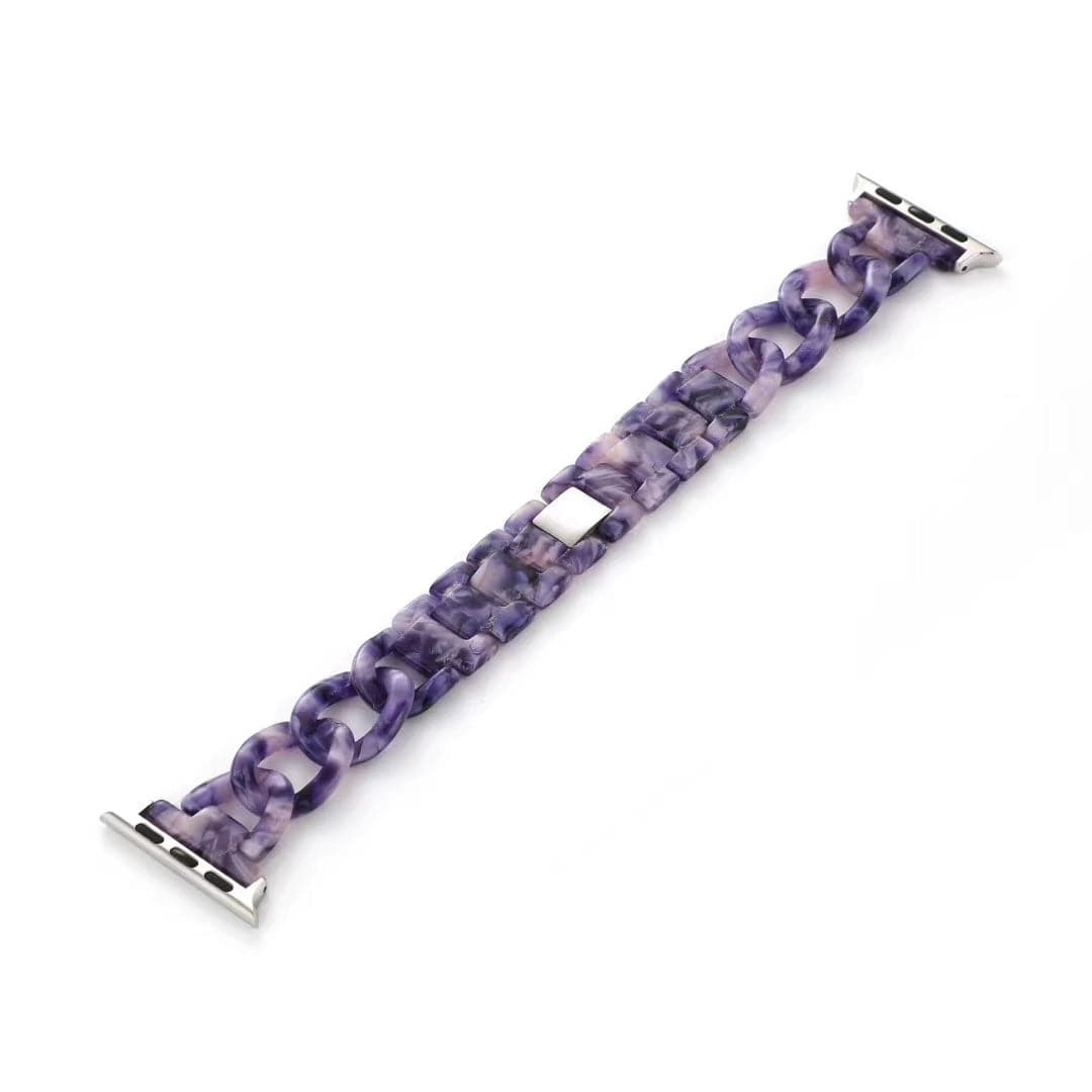 Rezeena Chunky Chain Scrunchapples 38/40mm Purple