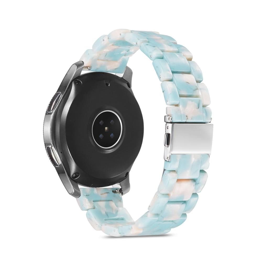 Samsung & Garmin Resin Scrunchapples 20mm Light Blue