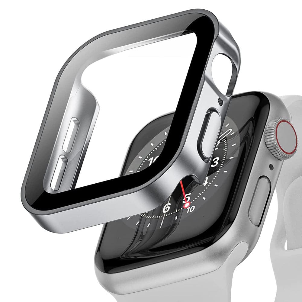 Waterproof Apple Watch Case Scrunchapples 40mm Matt Silver