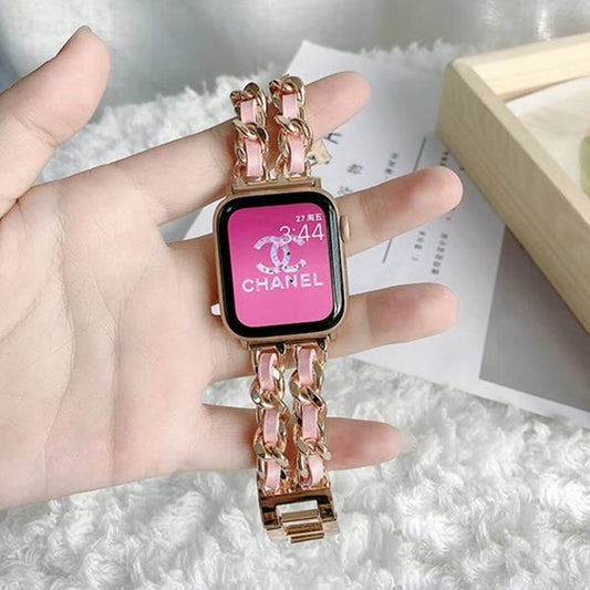Apple Watch Band With Rose Gold
