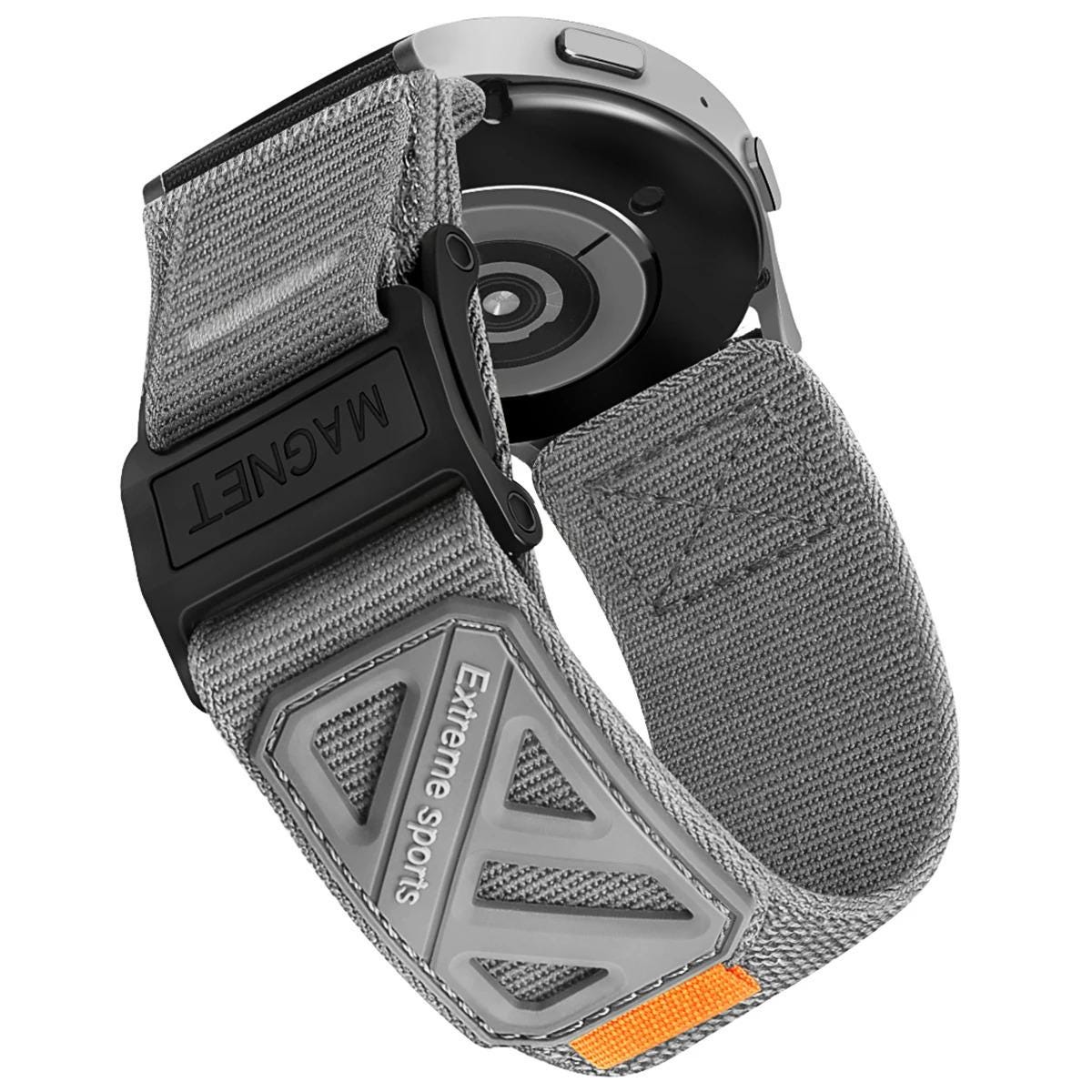 20mm 22mm Magnetic Nylon Watch Band for Samsung Galaxy Watch, Adjustable Sport Strap