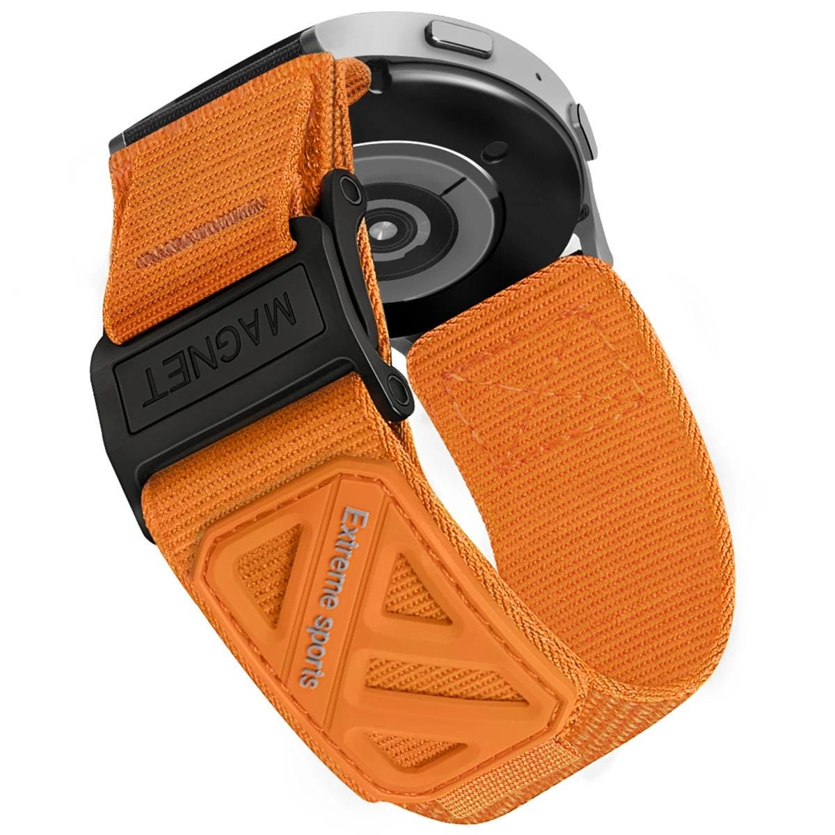 20mm 22mm Magnetic Nylon Watch Band for Samsung Galaxy Watch, Adjustable Sport Strap