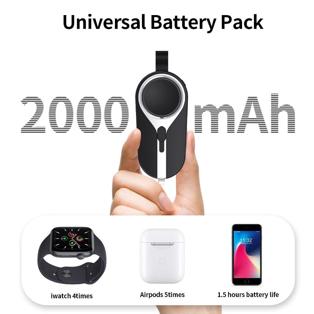 Ultimate 2 In 1 Wireless Keychain Power Bank