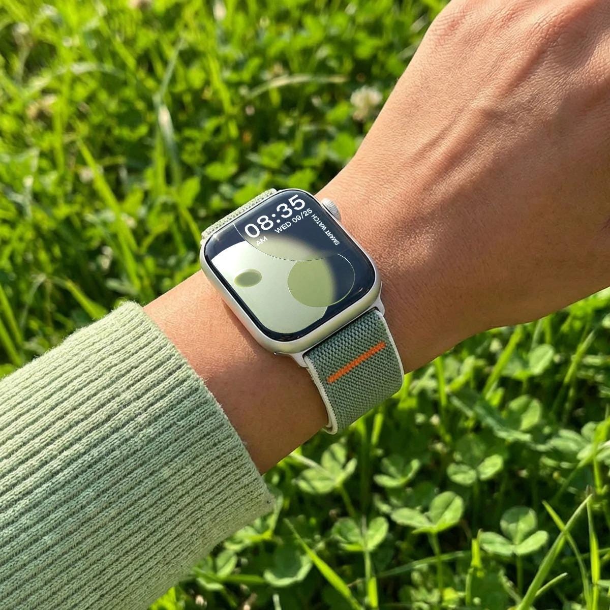 Apple Watch Band Nylon Sport Loop Strap 49mm - Magnetic Buckle Woven Trail Loop Band for Apple Watch 45mm 44mm 41mm 40mm