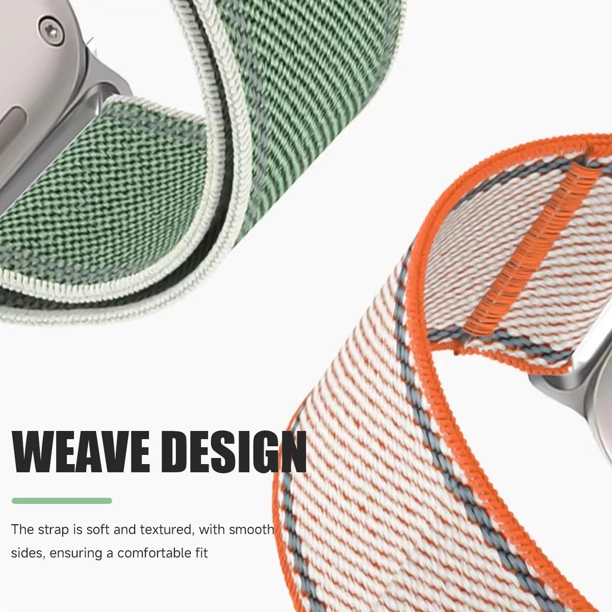 Apple Watch Band Nylon Sport Loop Strap 49mm - Magnetic Buckle Woven Trail Loop Band for Apple Watch 45mm 44mm 41mm 40mm