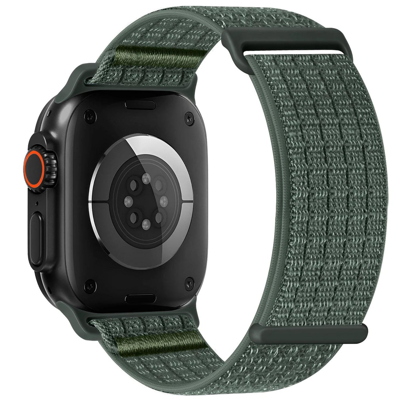 Apple Watch Nylon Strap - Soft Breathable Adjustable Sport Band for Ultra 3 2 49mm