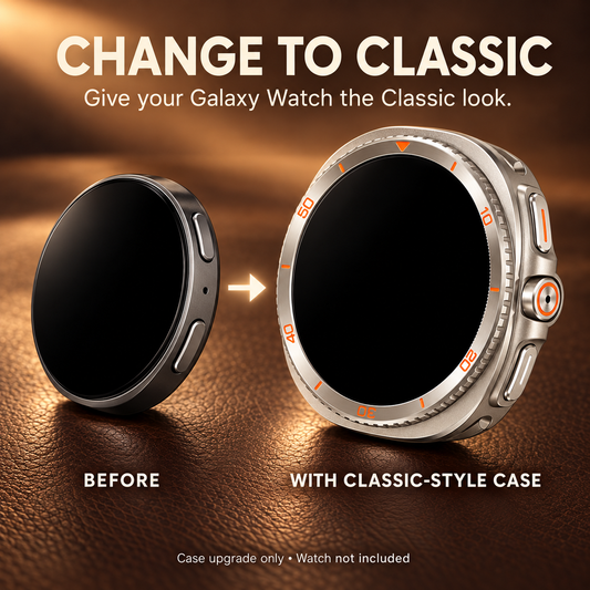 Change to Classic Metal Alloy Case for Galaxy Watch 8 – 40mm & 44mm