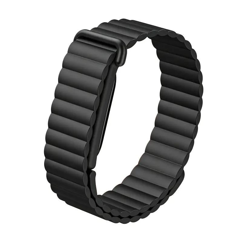 Google Fitbit Air Wave Magnetic Silicone Sport Band - Black