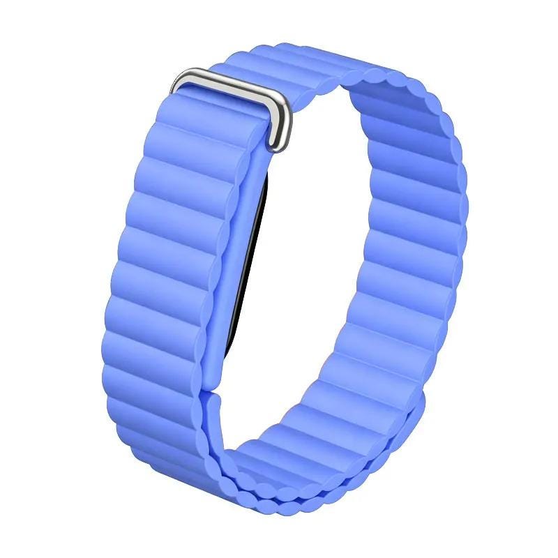 Google Fitbit Air Wave Magnetic Silicone Sport Band - Blue