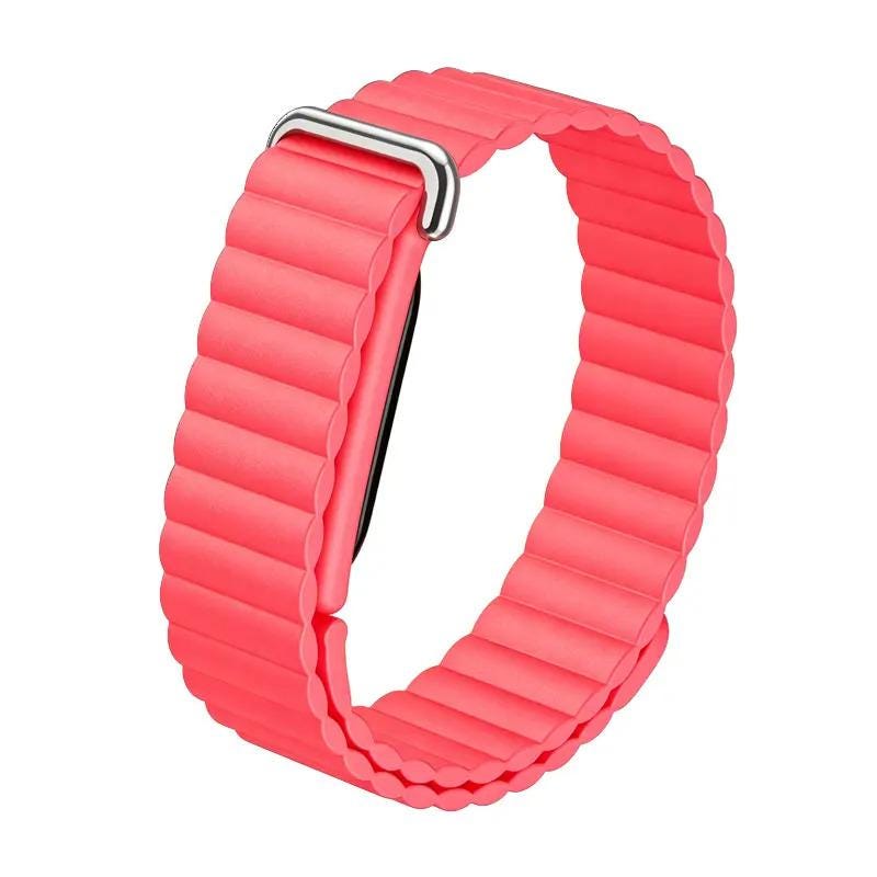 Google Fitbit Air Wave Magnetic Silicone Sport Band - Red