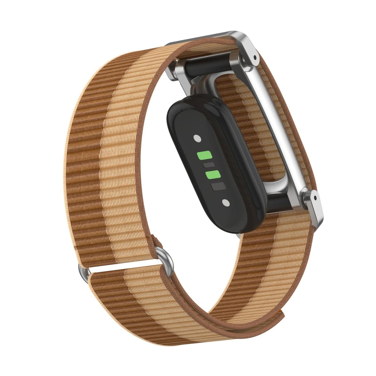 Google Fitbit Air braided nylon loop band - Light/Dark Brown