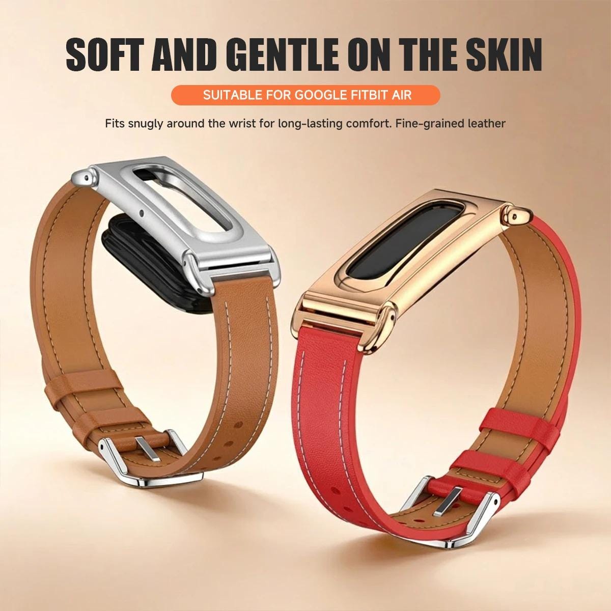 Google Fitbit Air adjustable strap and buckle detail