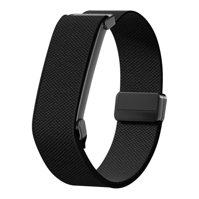 Black Google Fitbit Air nylon loop magnetic sport band