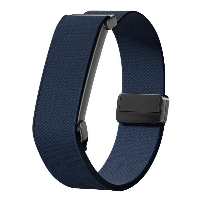 Dark Navy Blue Google Fitbit Air nylon loop magnetic sport band
