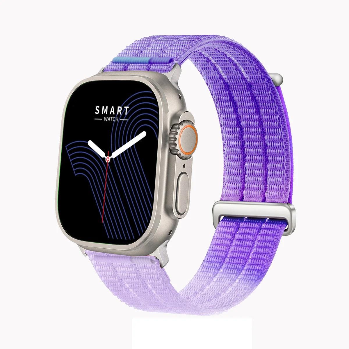 Gradient Nylon Woven Band for Apple Watch - Breathable Adjustable Sport Loop Strap