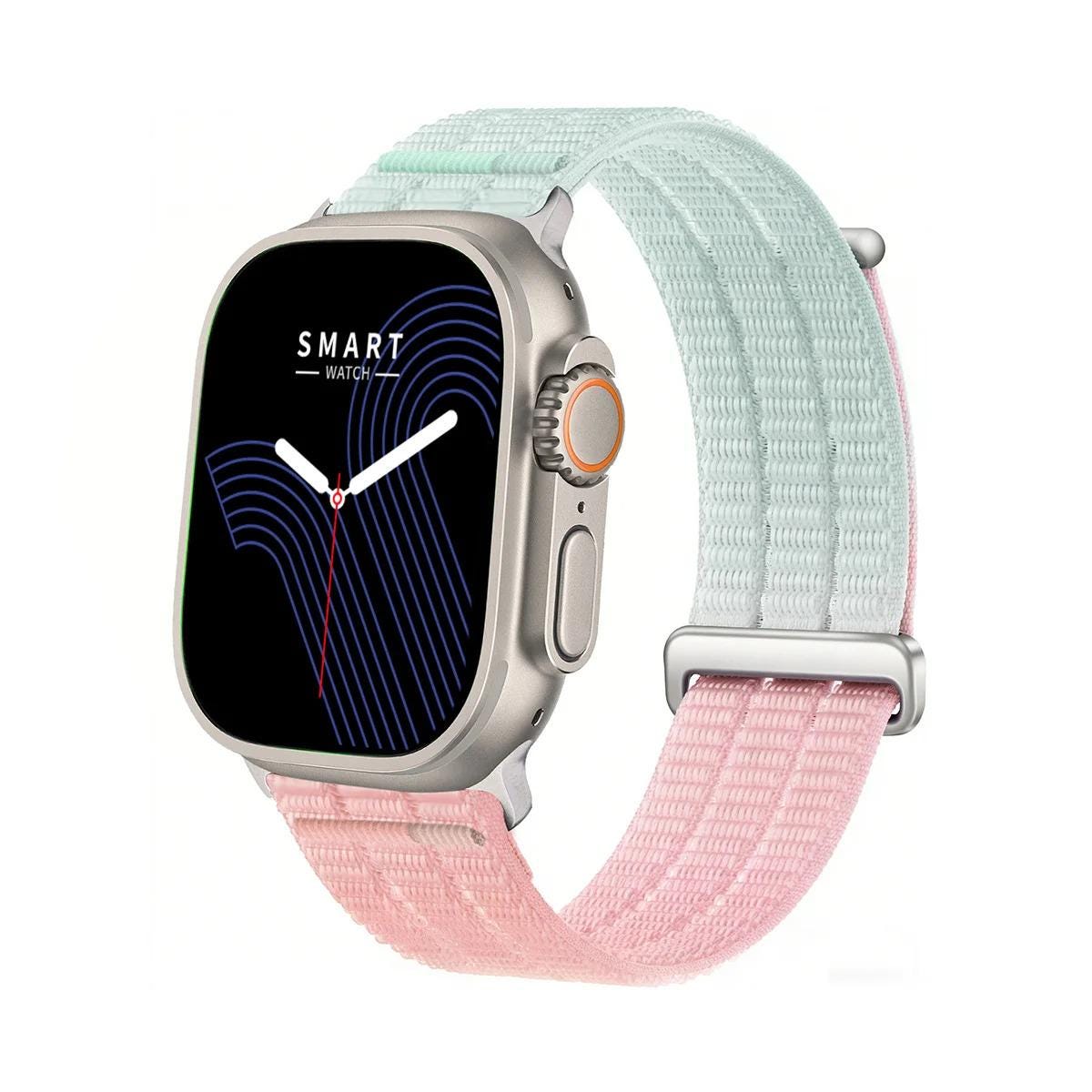 Gradient Nylon Woven Band for Apple Watch - Breathable Adjustable Sport Loop Strap
