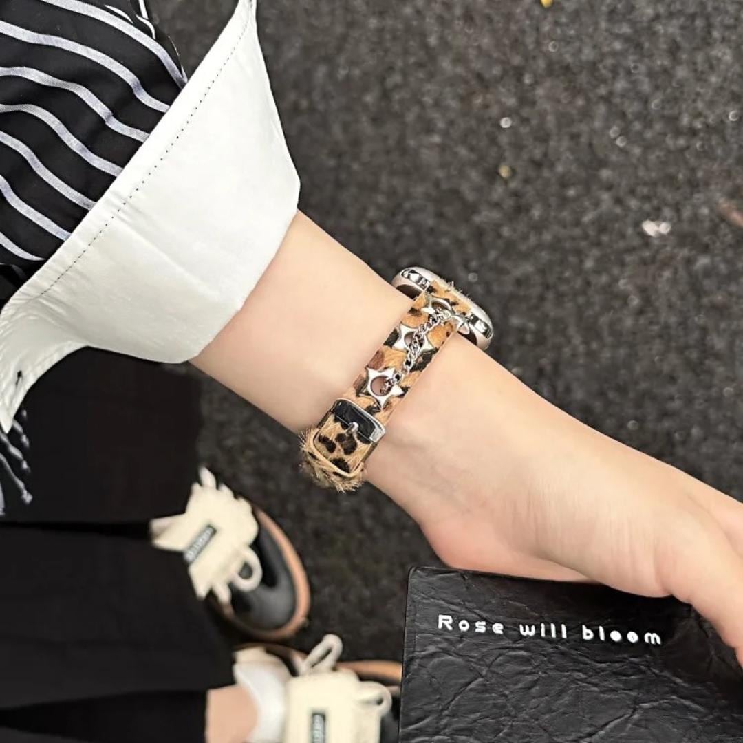 Leopard Apple Watch Band | Boho Charm Apple Watch Strap