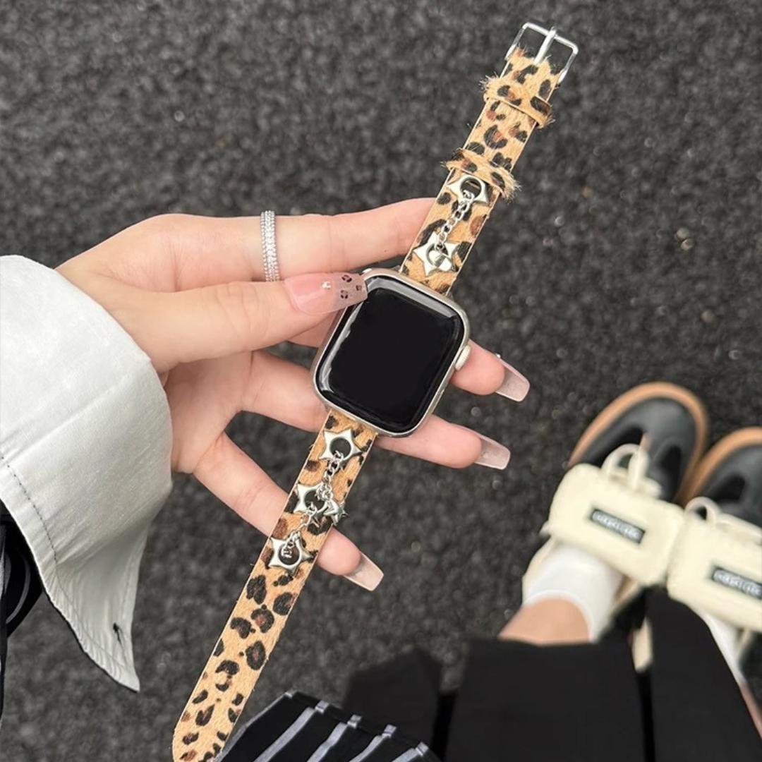 Leopard Apple Watch Band | Boho Charm Apple Watch Strap