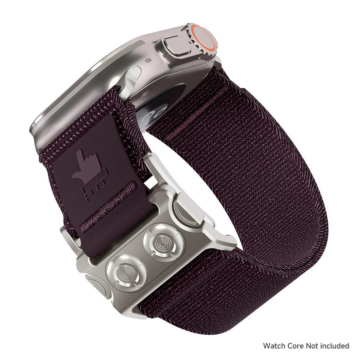Men's Nylon Sport Loop Band for Apple Watch Ultra 49mm, Tactical Buckle Strap