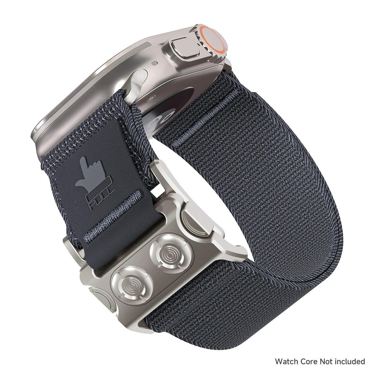 Men's Nylon Sport Loop Band for Apple Watch Ultra 49mm, Tactical Buckle Strap