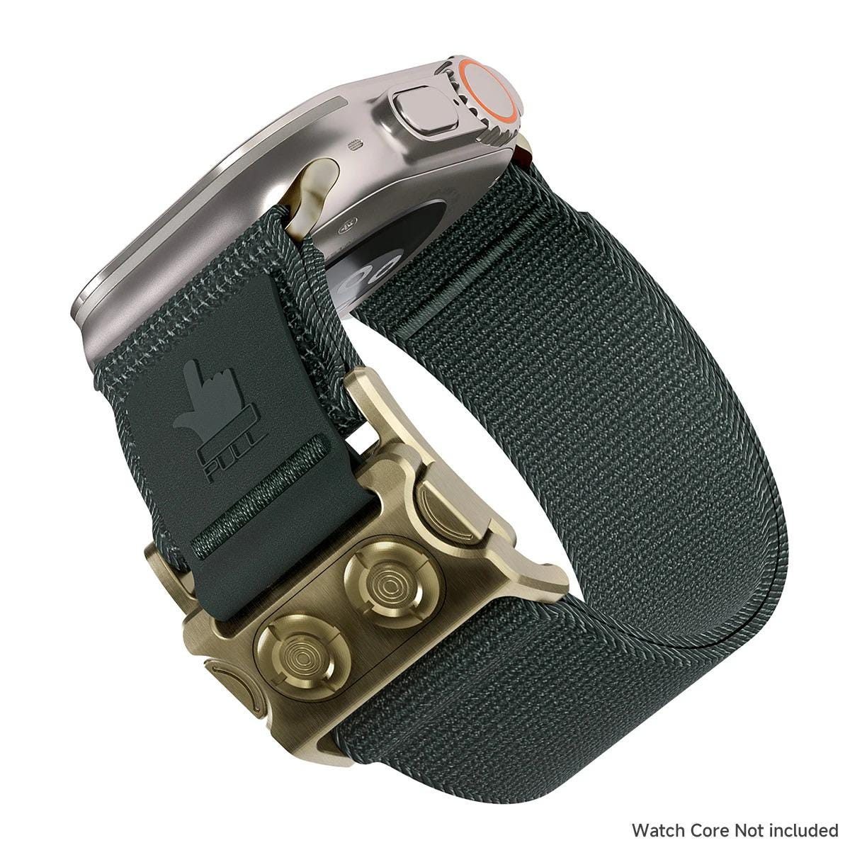 Men's Nylon Sport Loop Band for Apple Watch Ultra 49mm, Tactical Buckle Strap