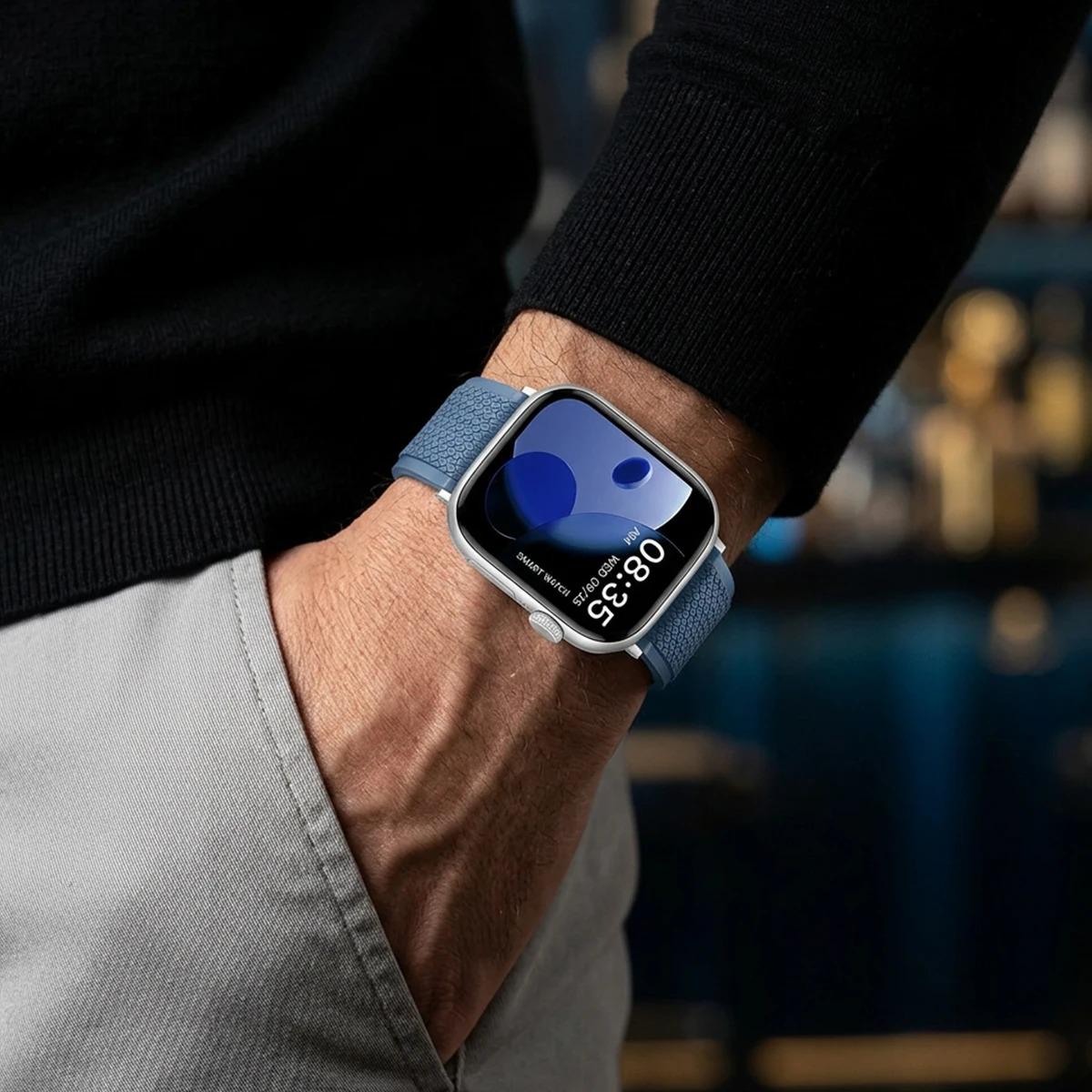 Apple Watch Fluorocarbon Rubber Sport Band Soft Strap