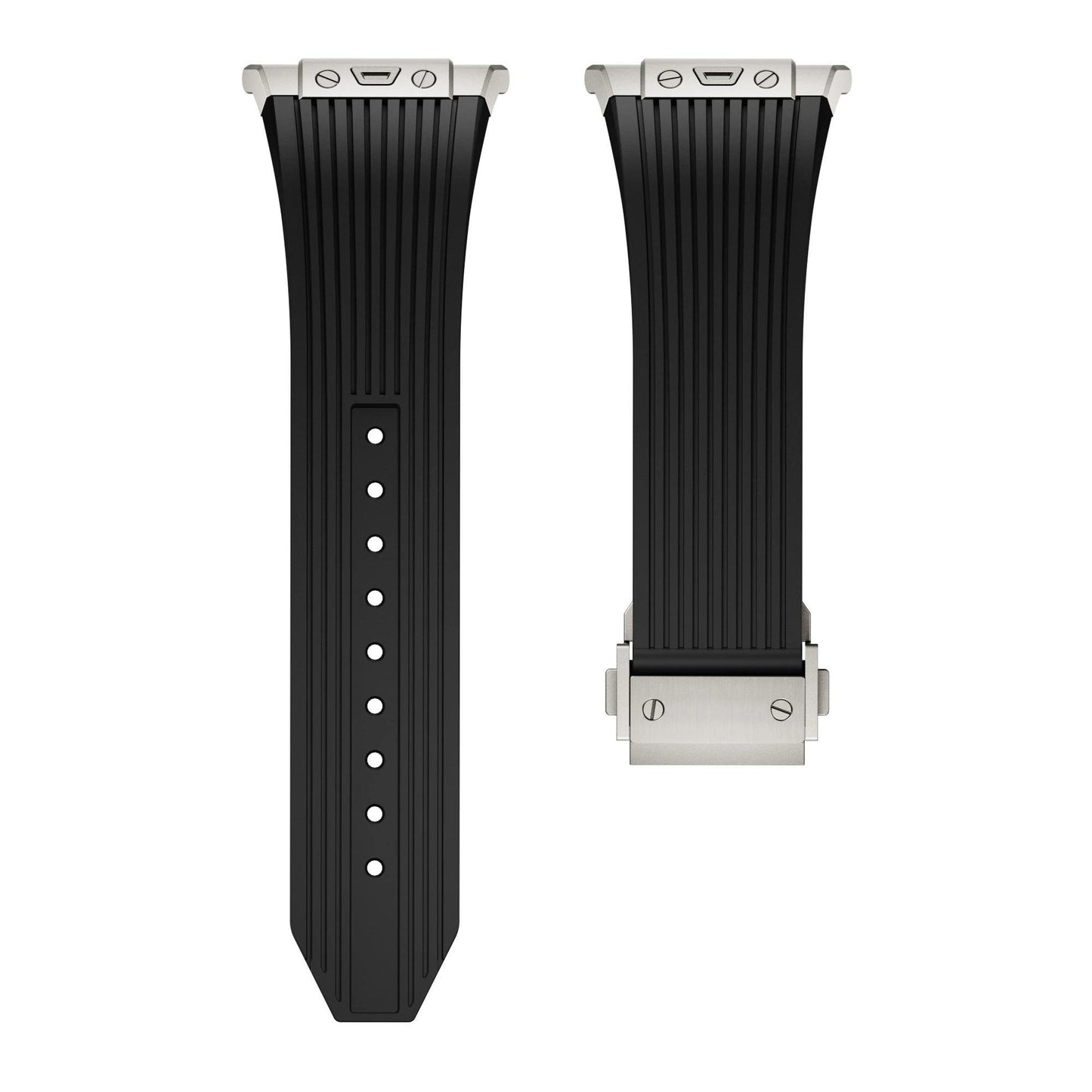 Samsung Galaxy Watch Ultra 7 47mm Sport Band: Silicone Strap, Stainless Steel Buckle