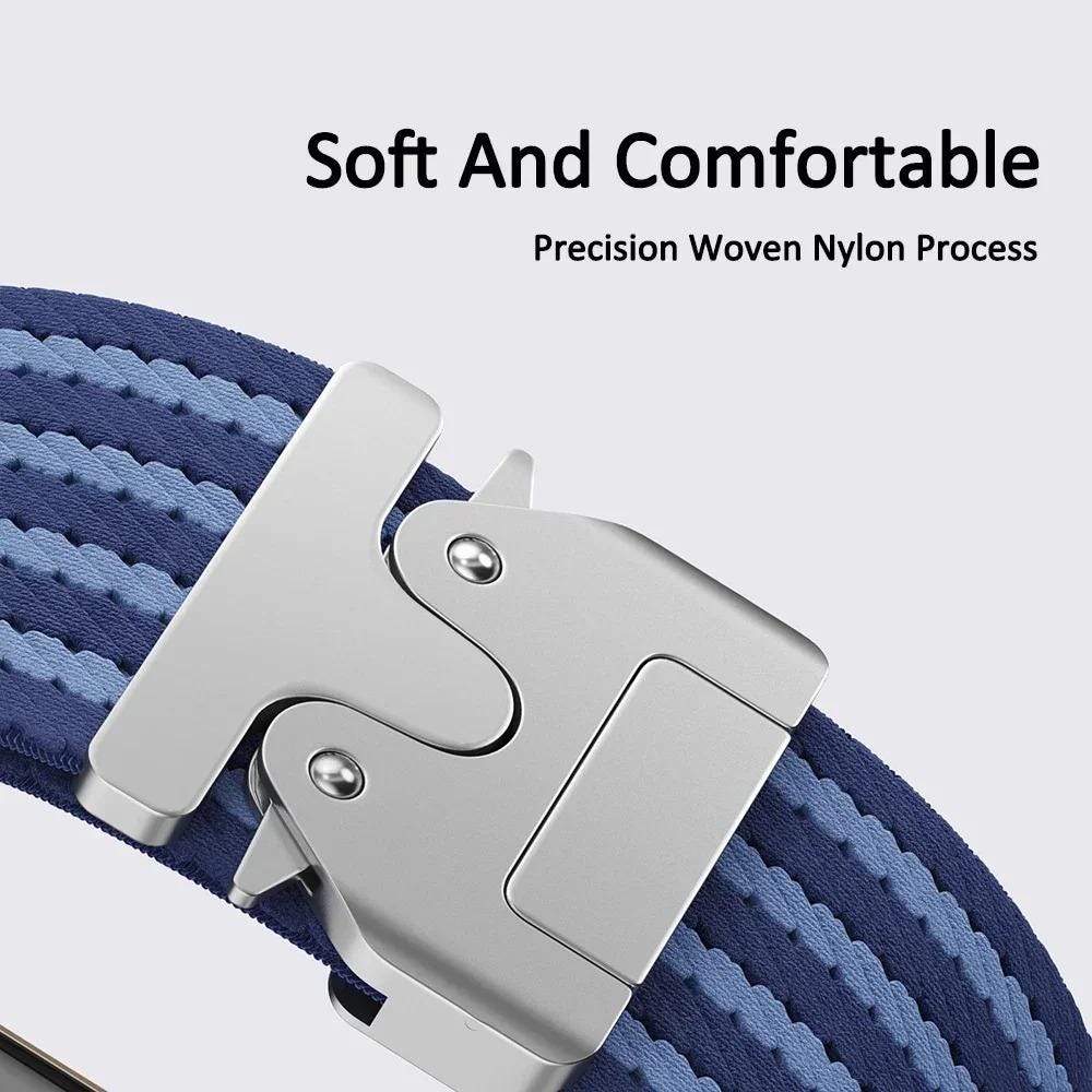 Braided Nylon Apple Watch Band, Stretch Sport Loop Replacement Strap