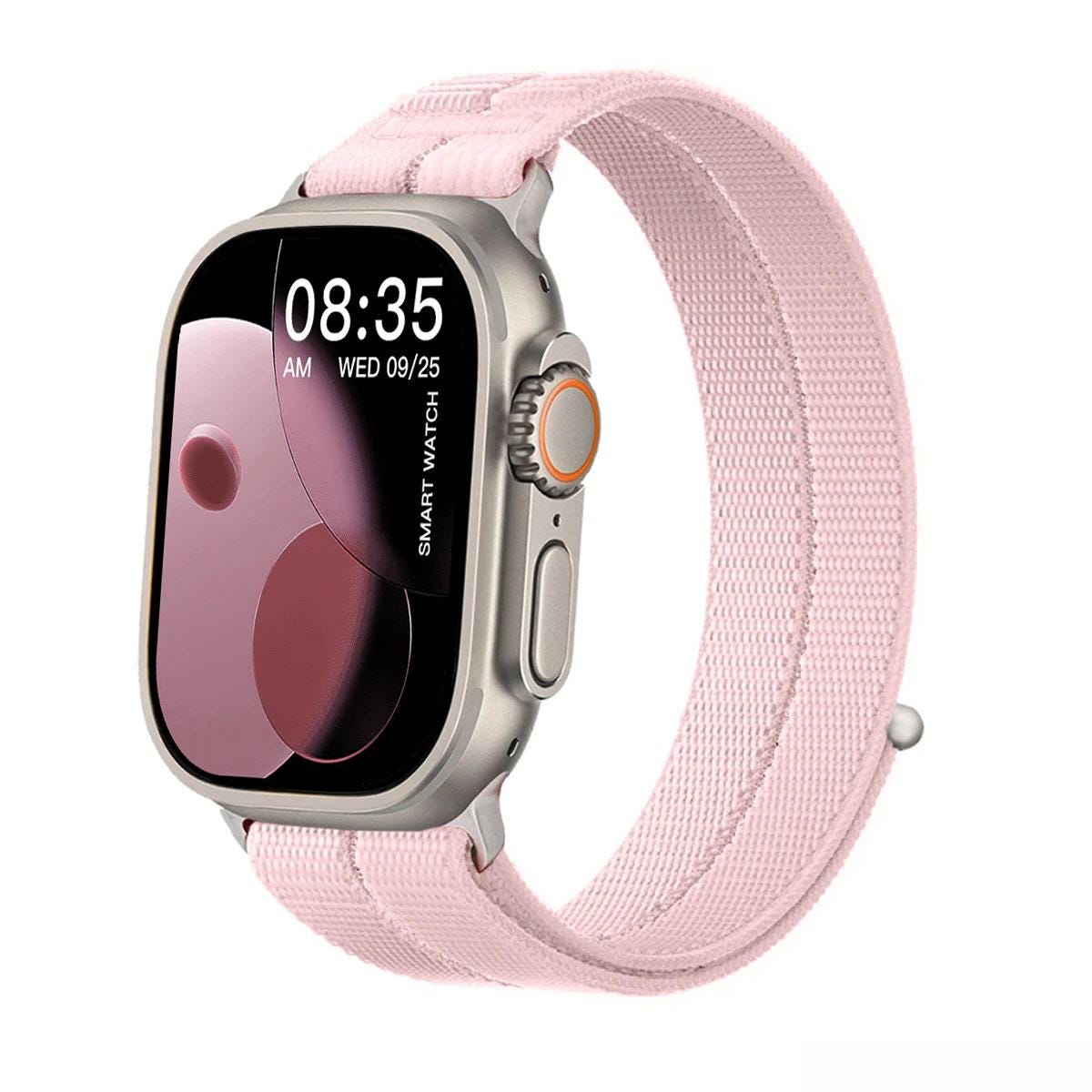 Soft Breathable Nylon Band for Apple Watch - Adjustable Sport Loop Wristband