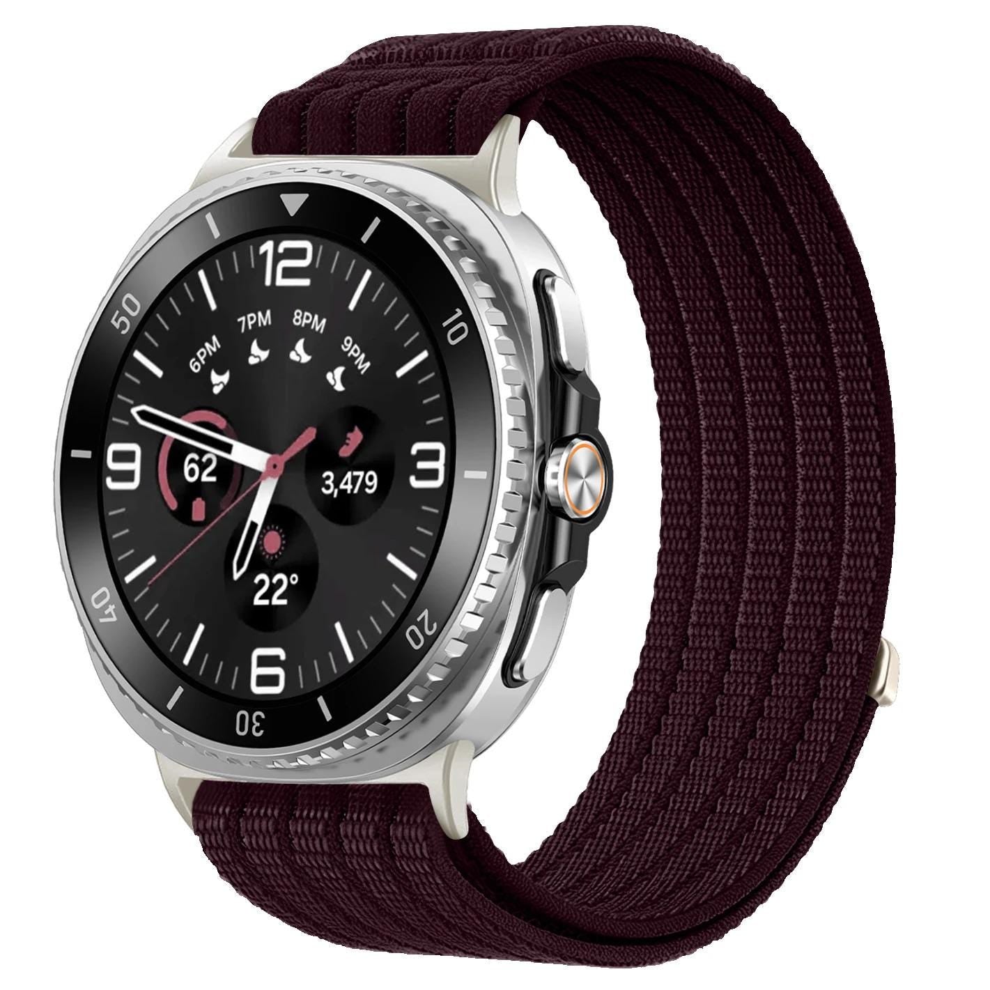 Samsung Galaxy Watch Nylon Loop Strap - Watch 8 Classic 46mm and Galaxy Watch Ultra 2025 47mm