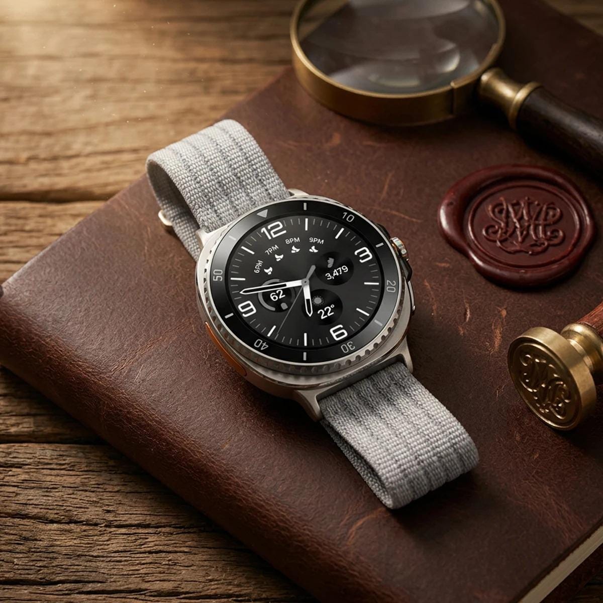 Samsung Galaxy Watch Nylon Loop Strap - Watch 8 Classic 46mm and Galaxy Watch Ultra 2025 47mm
