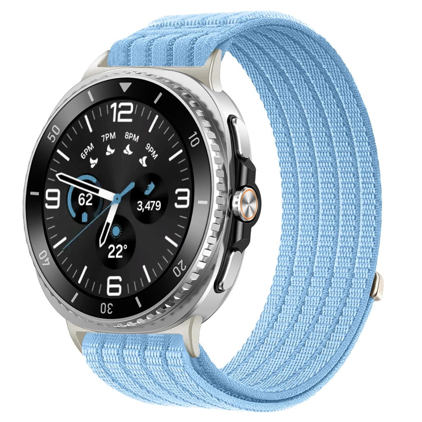 Samsung Galaxy Watch Nylon Loop Strap - Watch 8 Classic 46mm and Galaxy Watch Ultra 2025 47mm