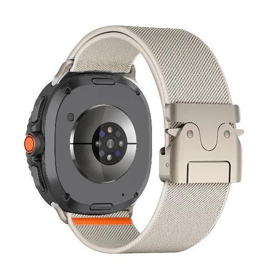 Samsung Galaxy Watch Nylon Loop Strap - Parachute Buckle Sports Band for Watch 8 Classic 46mm and Ultra 47mm