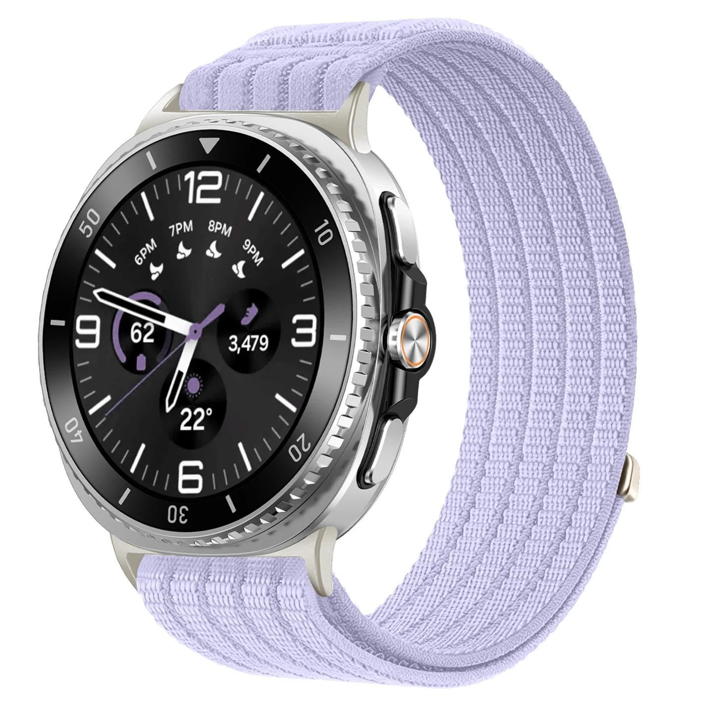 Samsung Galaxy Watch Nylon Loop Strap - Watch 8 Classic 46mm and Galaxy Watch Ultra 2025 47mm